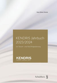 Vorderes Coverbild KENDRIS Jahrbuch 2023/2024