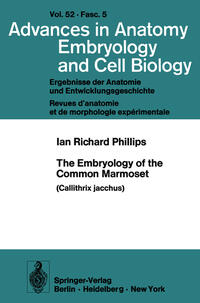 Vorderes Coverbild The Embryology of the Common Marmoset