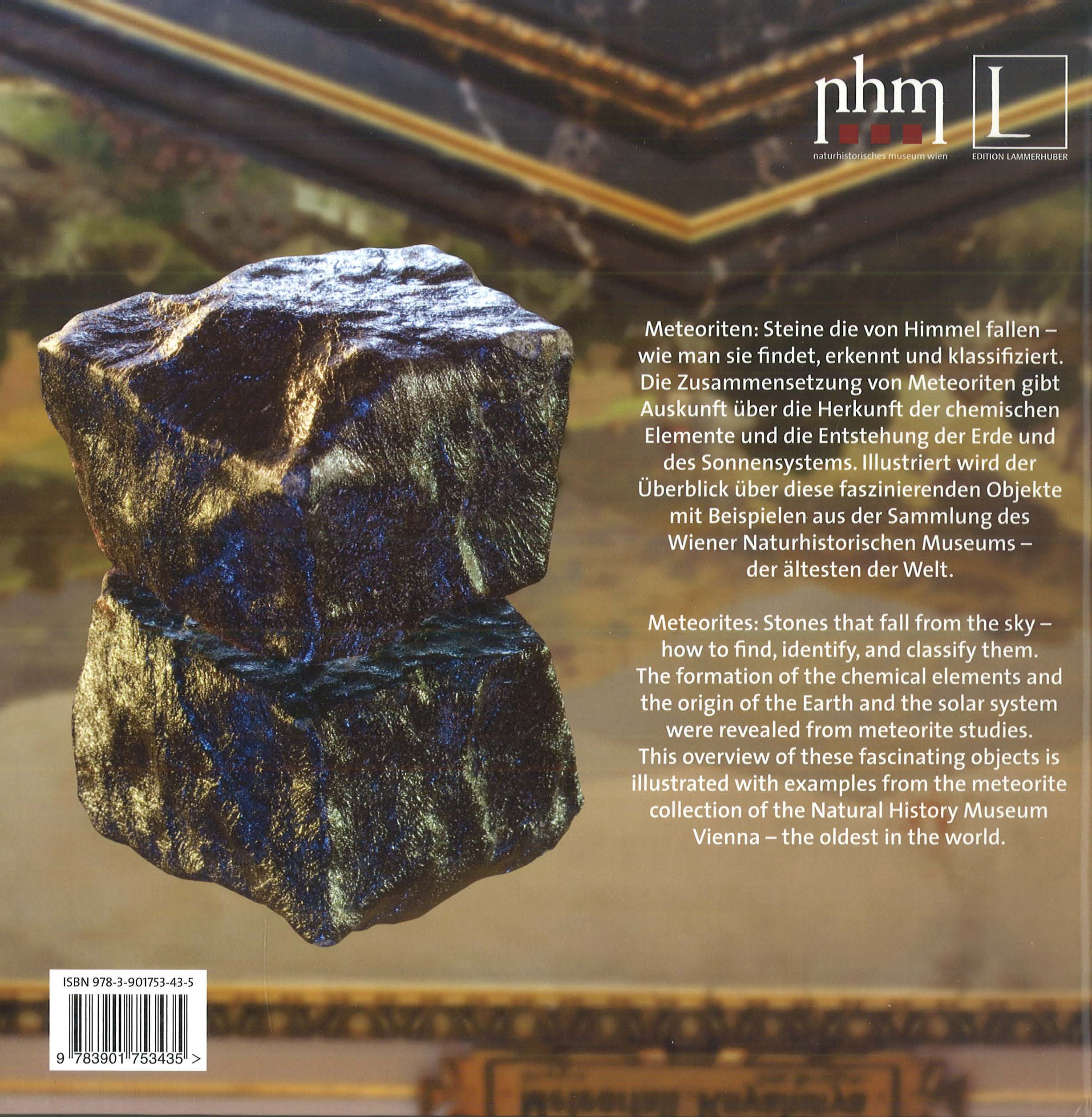 Rückseitencover Meteoriten Meteorites