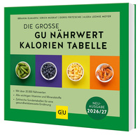 Vorderes Coverbild Die große GU Nährwert-Kalorien-Tabelle 2026/27