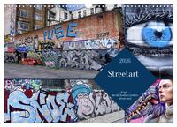 Vorderes Coverbild Streetart-Kunst, die die Straßen Londons atmen lässt (Wandkalender 2026 DIN A3 quer), CALVENDO Monatskalender
