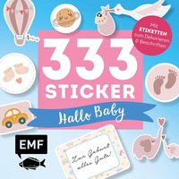 Vorderes Coverbild 333 Sticker – Hallo Baby: Etiketten und Aufkleber mit beschreibbarer Oberfläche
