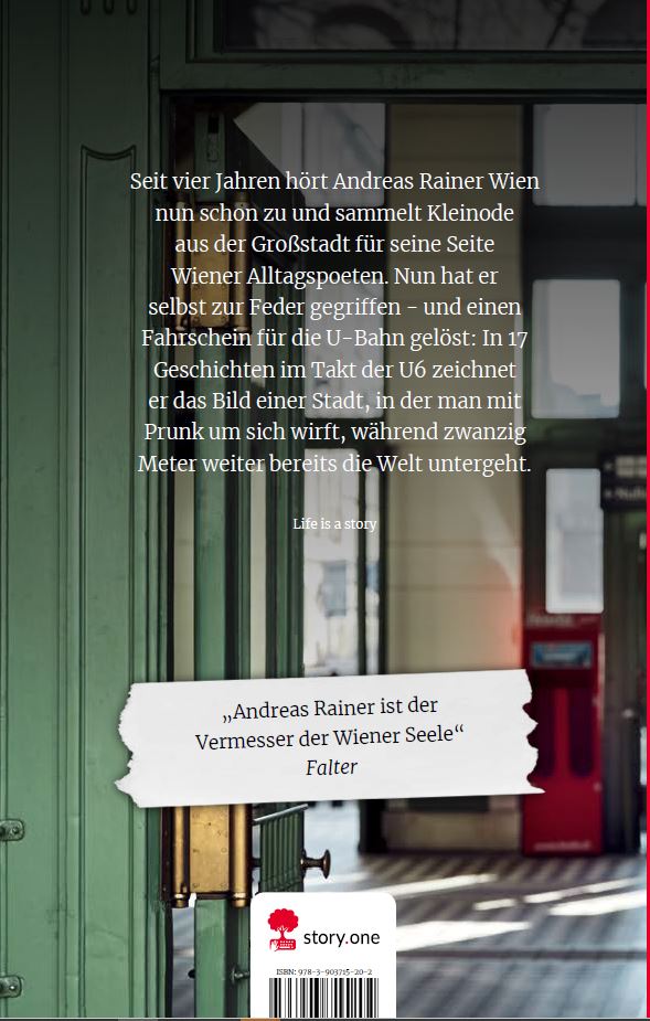 Anderes Coverbild Der Wiener Alltagspoet fährt U6.