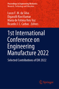 Vorderes Coverbild 1st International Conference on Engineering Manufacture 2022
