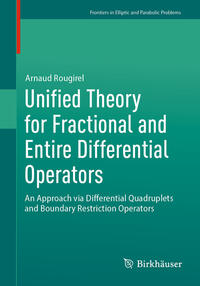 Vorderes Coverbild Unified Theory for Fractional and Entire Differential Operators