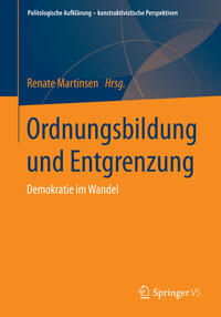 Vorderes Coverbild Ordnungsbildung und Entgrenzung