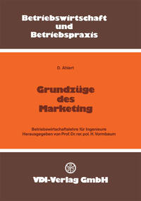 Vorderes Coverbild Grundzüge des Marketing