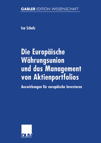Vorderes Coverbild Die Europäische Währungsunion und das Management von Aktienportfolios