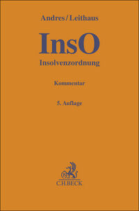 Vorderes Coverbild Insolvenzordnung (InsO)