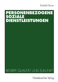Vorderes Coverbild Personenbezogene Soziale Dienstleistungen
