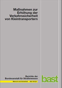 Vorderes Coverbild Maßnahmen zur Erhöhung der Verkehrssicherheit von Kleintransportern