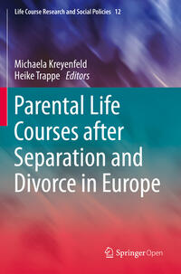 Vorderes Coverbild Parental Life Courses after Separation and Divorce in Europe