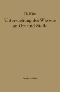 Vorderes Coverbild Untersuchung des Wassers an Ort und Stelle