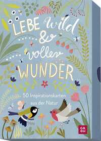 Vorderes Coverbild Lebe wild und voller Wunder - 50 Inspirationskarten aus der Natur