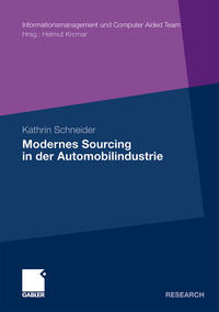 Vorderes Coverbild Modernes Sourcing in der Automobilindustrie