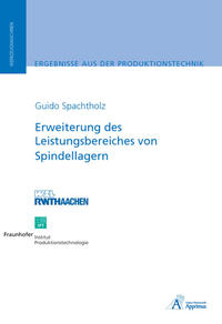 Vorderes Coverbild Erweiterung des Leistungsbereiches von Spindellagern