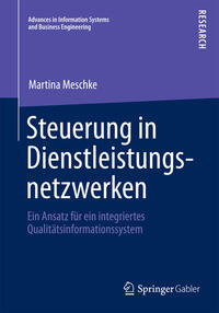 Vorderes Coverbild Steuerung in Dienstleistungsnetzwerken