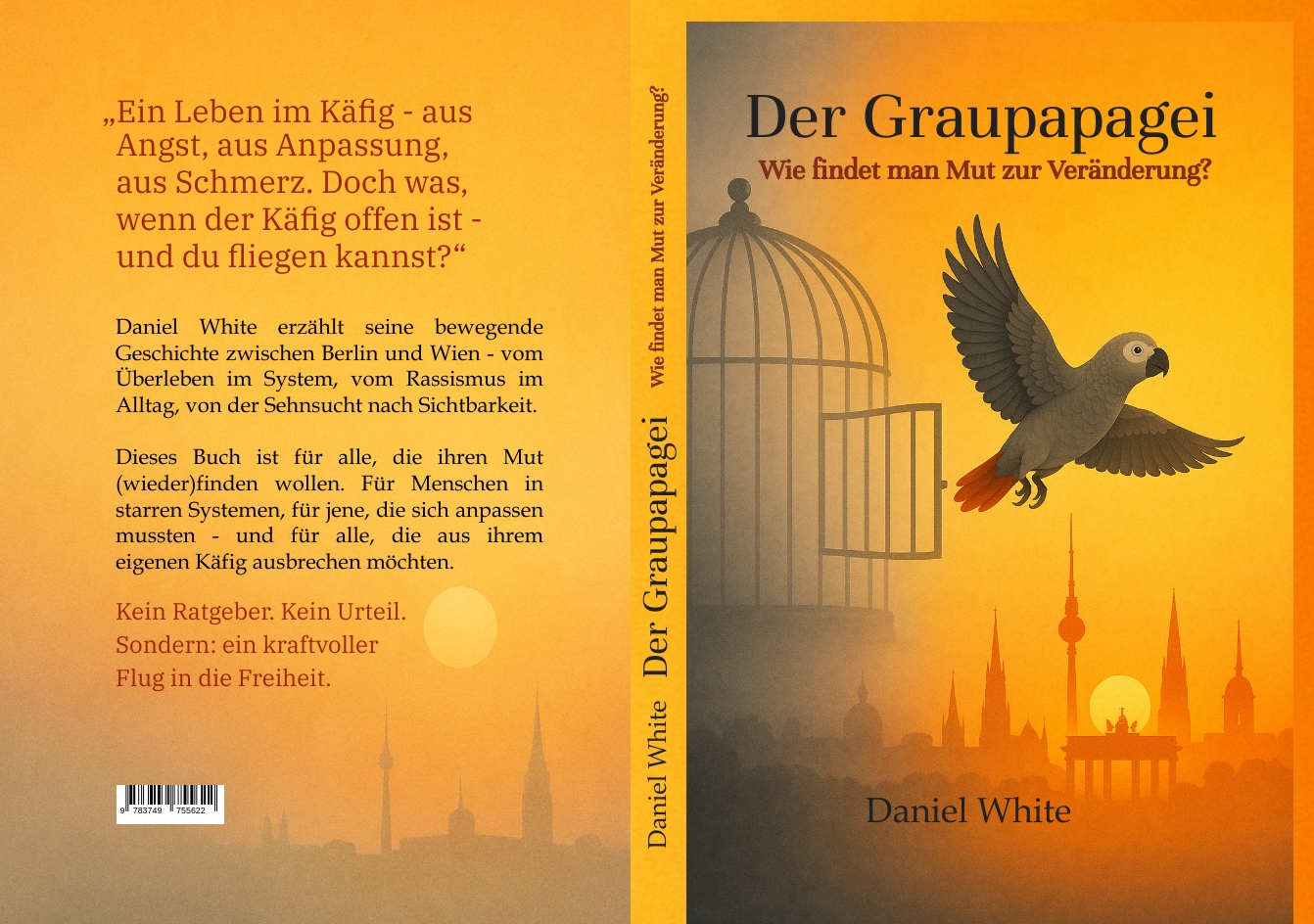 Gesamtes Coverbild Der Graupapagei - Wie findet man Mut zur Veränderung?