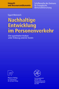 Vorderes Coverbild Nachhaltige Entwicklung im Personenverkehr