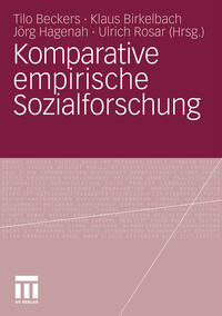 Vorderes Coverbild Komparative empirische Sozialforschung