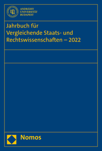 Vorderes Coverbild Jahrbuch für Vergleichende Staats- und Rechtswissenschaften – 2022
