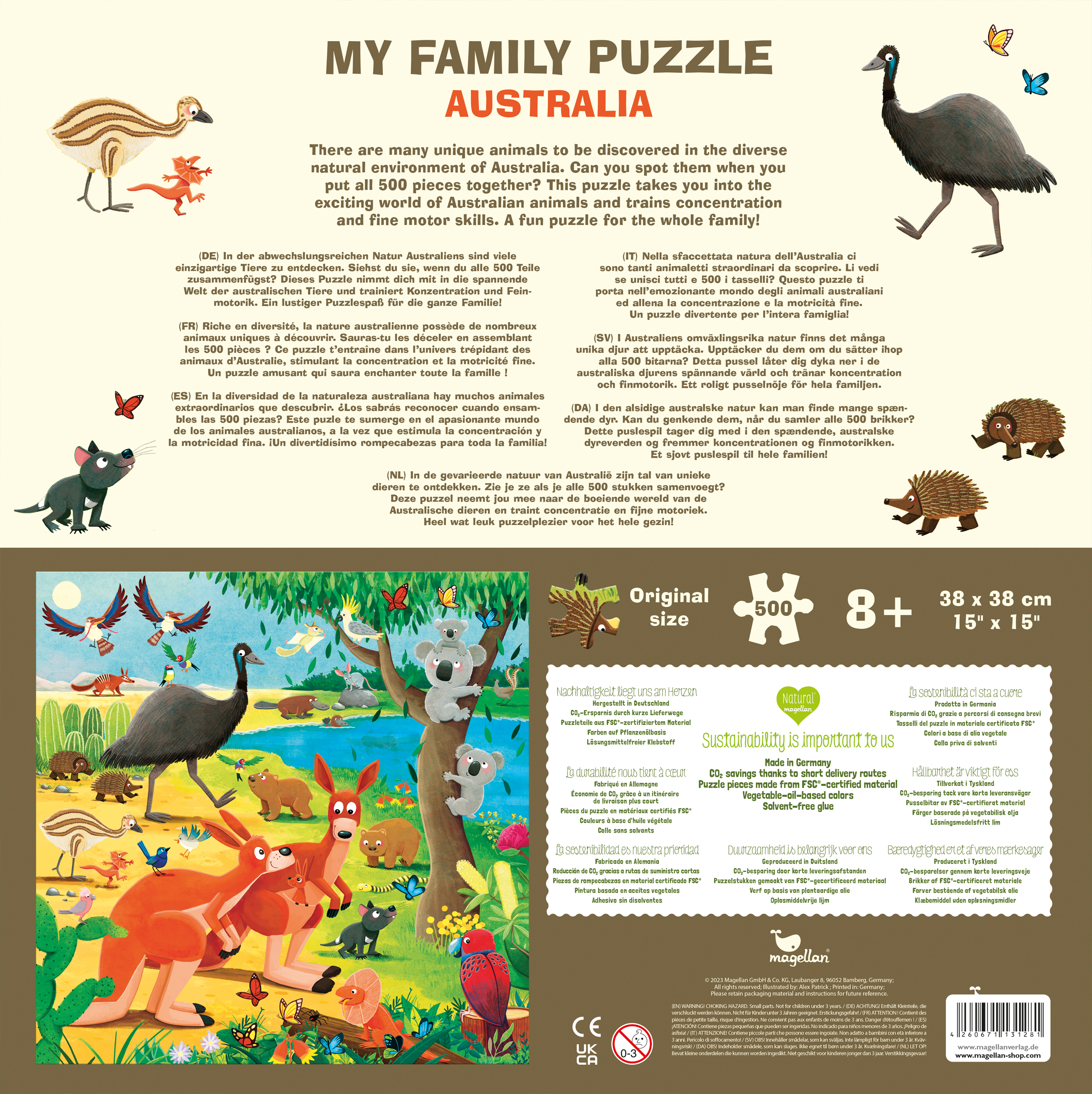 Rückseitencover My Family Puzzle - Australia