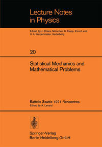 Vorderes Coverbild Statistical Mechanics and Mathematical Problems