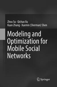 Vorderes Coverbild Modeling and Optimization for Mobile Social Networks