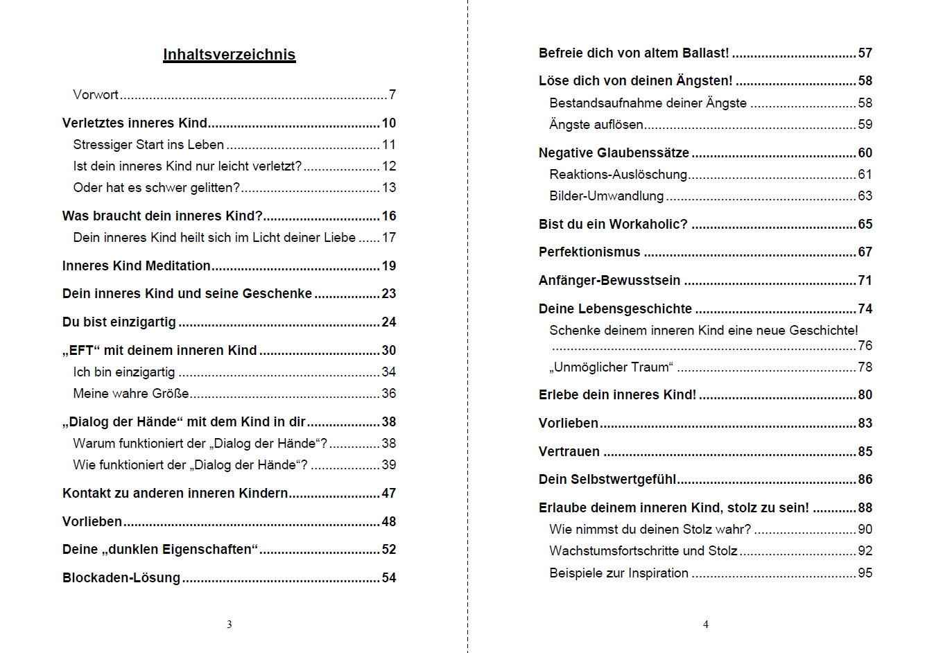 Beispielinhalt (Bild) LIEBE dein inneres Kind in die HEILUNG