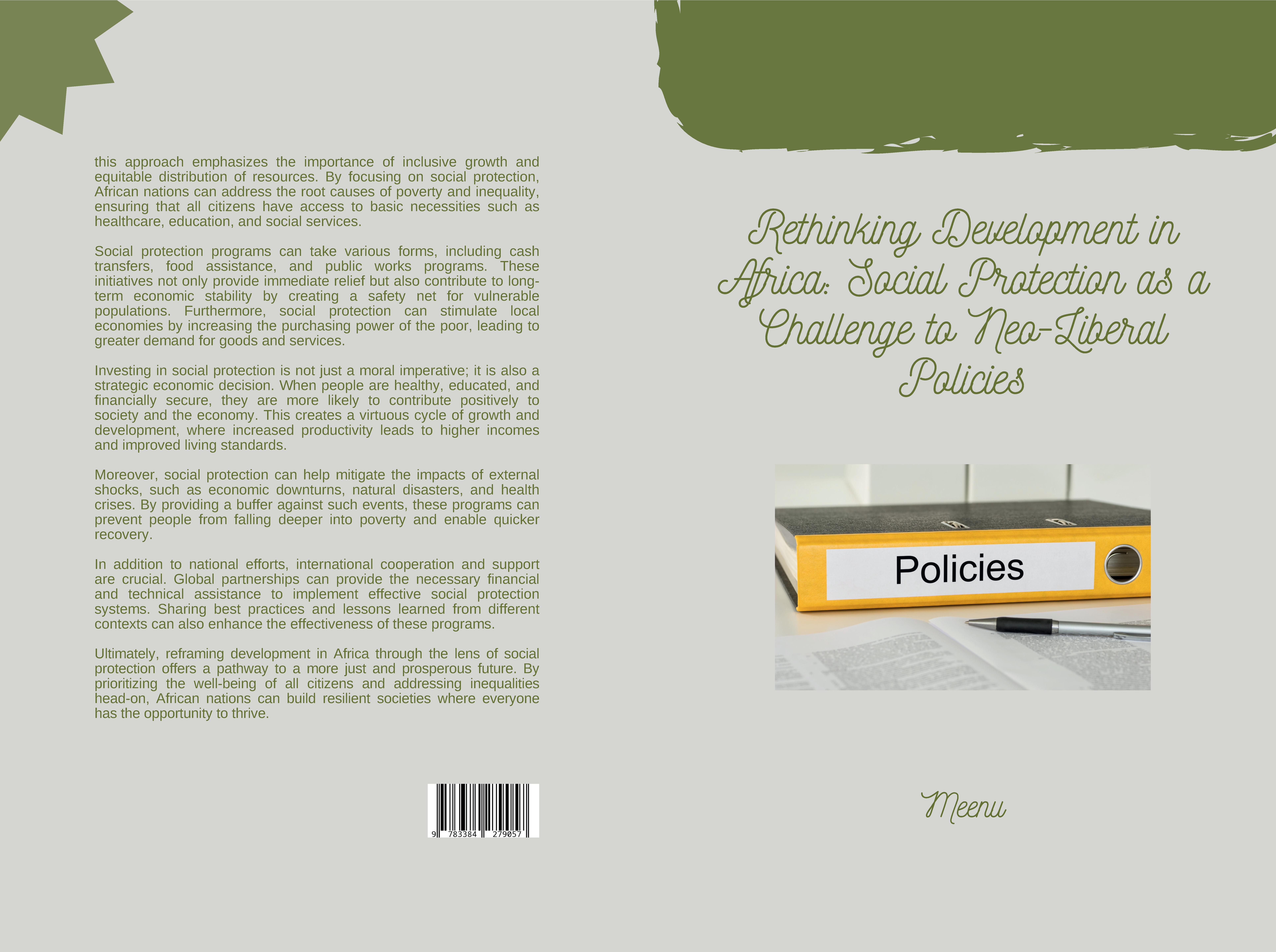 Gesamtes Coverbild Rethinking Development in Africa: Social Protection as a Challenge to Neo-Liberal Policies