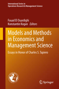 Vorderes Coverbild Models and Methods in Economics and Management Science