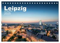 Vorderes Coverbild Leipzig perspective (Tischkalender 2025 DIN A5 quer), CALVENDO Monatskalender
