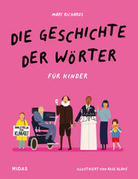 Vorderes Coverbild Die Geschichte der Wörter für Kinder