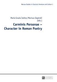 Vorderes Coverbild Carminis Personae – Character in Roman Poetry