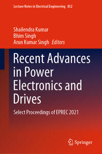 Vorderes Coverbild Recent Advances in Power Electronics and Drives
