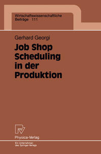 Vorderes Coverbild Job Shop Scheduling in der Produktion