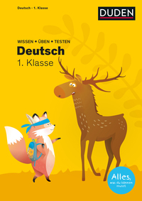 Vorderes Coverbild Wissen – Üben – Testen: Deutsch 1. Klasse