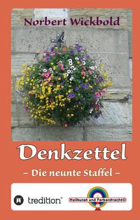 Vorderes Coverbild Norbert Wickbold Denkzettel