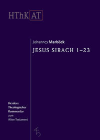 Vorderes Coverbild Jesus Sirach 1-23