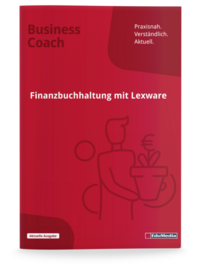 Vorderes Coverbild Finanzbuchhaltung mit Lexware inkl. Lösungen