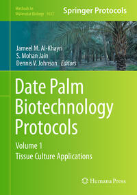 Vorderes Coverbild Date Palm Biotechnology Protocols Volume I