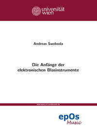 Vorderes Coverbild Die Anfänge der elektronischen Blasinstrumente