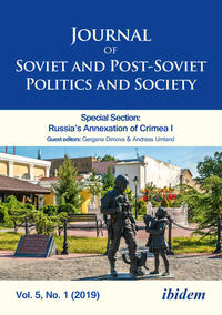 Vorderes Coverbild Journal of Soviet and Post-Soviet Politics and Society
