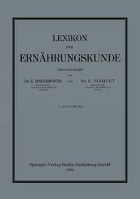Vorderes Coverbild Lexikon der Ernährungskunde