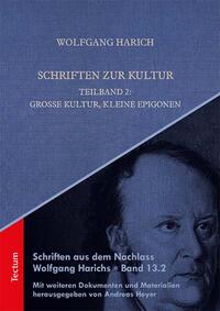 Vorderes Coverbild Schriften zur Kultur