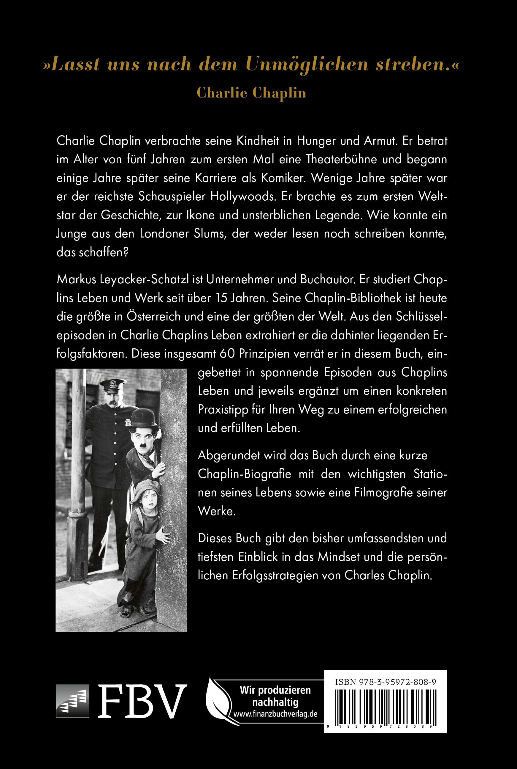 Rückseitencover Charlie Chaplin