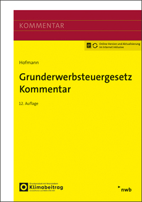 Vorderes Coverbild Grunderwerbsteuergesetz Kommentar