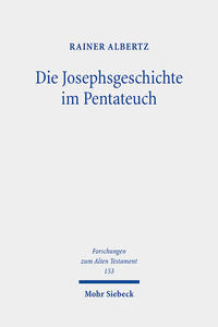 Vorderes Coverbild Die Josephsgeschichte im Pentateuch