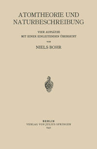 Vorderes Coverbild Atomtheorie und Naturbeschreibung