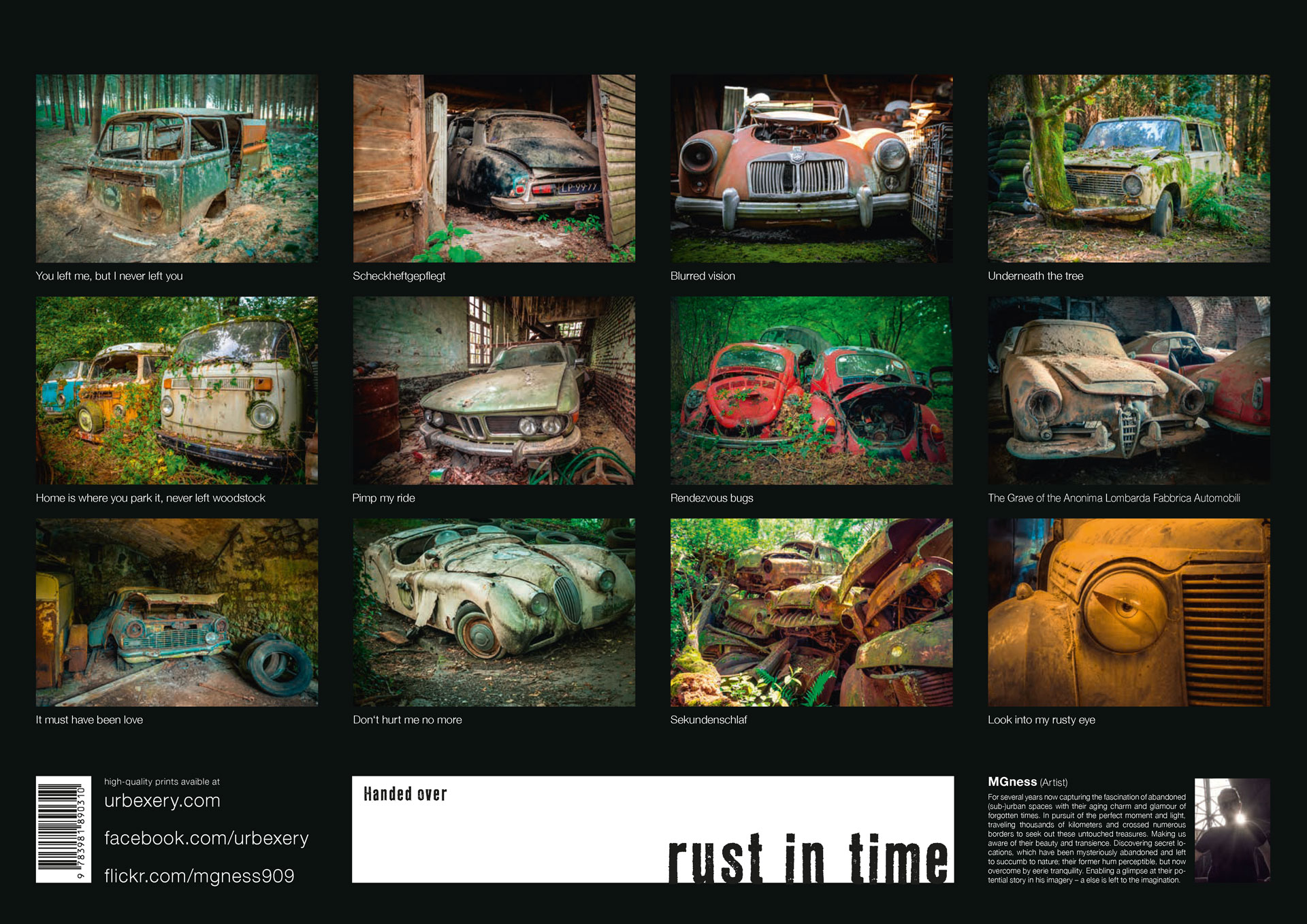Rückseitencover Rust in Time - Kalender A3 Calendar